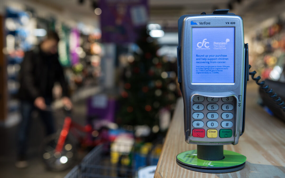 Pennies consumer donations double on Verifone devices