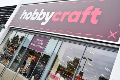 An image of the outside of a Hobbycraft store.
