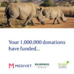 Medivet Rhino: You 1,000,000 donations have funded...