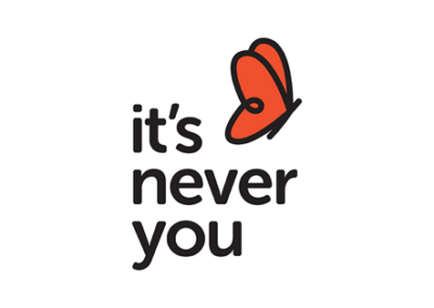 It's never you logo