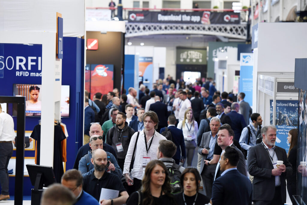 Guests and exhibitors explore Retail Technology Show 2023, 26-27th April 2023 at Olympia, London - Trade Show and Exhibition