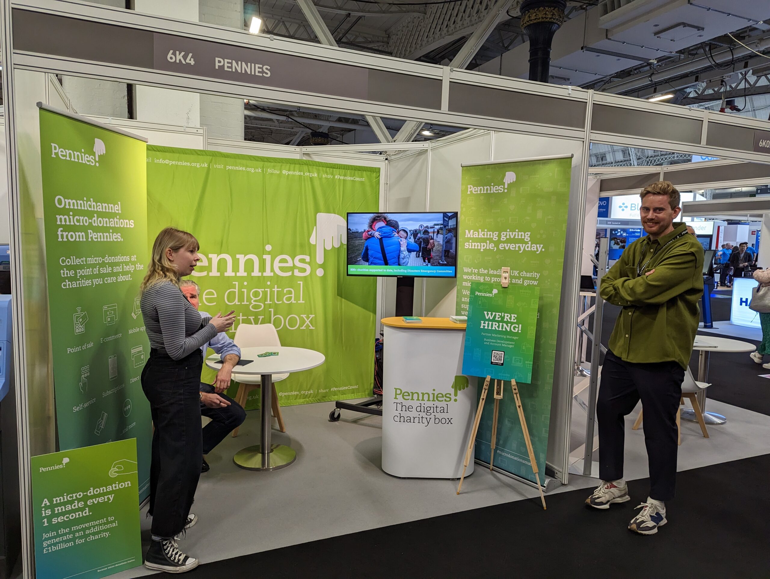 Pennies Stand at Retail Technology Show 2023