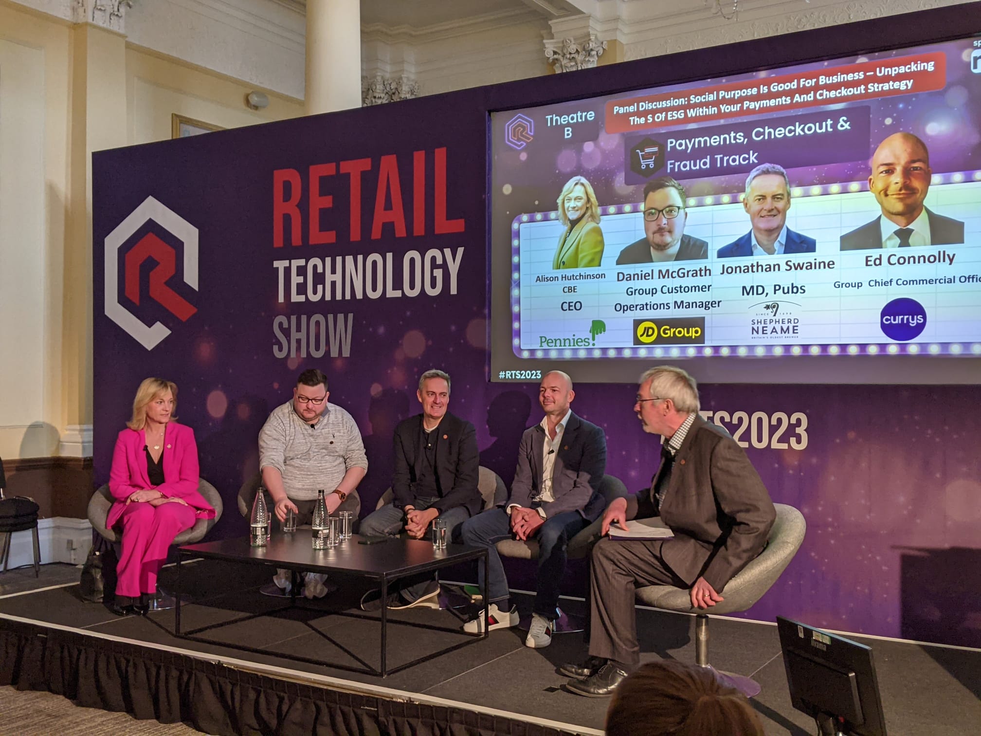 Pennies Panel Session at Retail Technology Show 2023